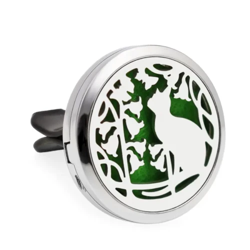 Dyfuzor aromaterapeutyczny do samochodu - model KOT, bezpieczny i zdrowy do olejków eterycznych