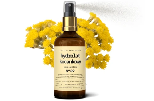 Hydrolat KOCANKOWY woda z kocanki włoskiej z Hiszpanii – 100 ml