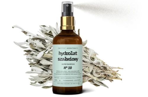 Hydrolat SZAŁWIOWY woda z szałwii lawendolistnej z Hiszpanii – 100 ml