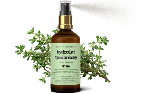 Hydrolat TYMIANKOWY woda z tymianku pospolitego z Hiszpanii – 100 ml