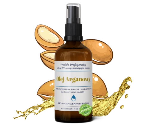 Olej ARGANOWY - produkt profesjonalny 100% naturalny dla skóry, twarzy i włosów
