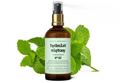 Hydrolat MIĘTOWY woda z mięty pieprzowej z Hiszpanii – 100 ml