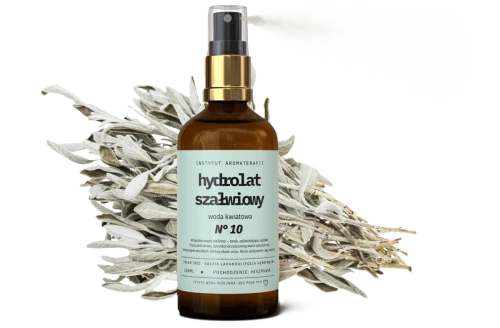Hydrolat SZAŁWIOWY woda z szałwii lawendolistnej z Hiszpanii – 100 ml