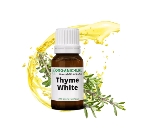 Olejek eteryczny Tymiankowy, TYMIANEK BIAŁY organiczny Organic4life - 5ml