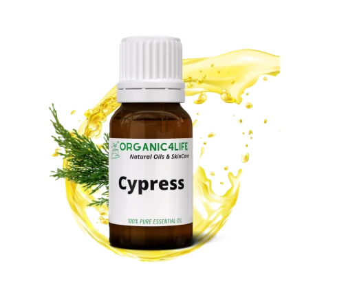 Olejek eteryczny CYPRYS, CYPRYSOWY astma, rozkurczowy, oczyszczający - Organic4life - 5ml