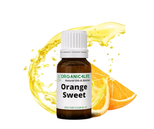 Olejek eteryczny pomarańczowy z POMARAŃCZY SŁODKIEJ organiczny - Organic4life - 5 ml