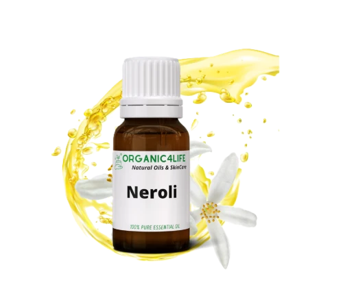 Olejek eteryczny NEROLI 100% czysty na lęki, bezsenność, stres - Organic4life - 2 ml