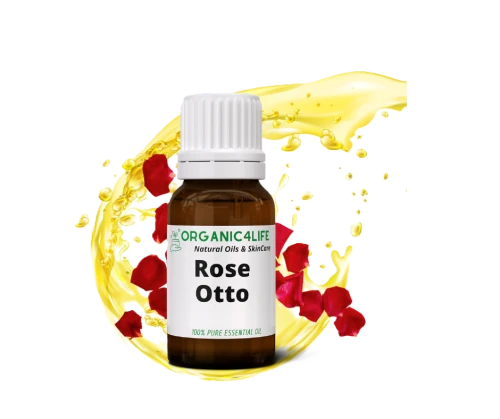 Olejek eteryczny RÓŻANY, RÓŻA DAMASCEŃSKA 100% oryginalny królowa olejków - Organic4life - 2 ml