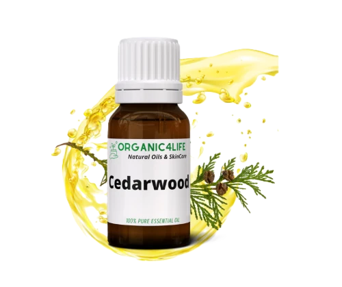 Olejek eteryczny z Drzewa CEDROWEGO organiczny - poprawia aktywność mózgową, afrodyzjak - Organic4life - 5 ml