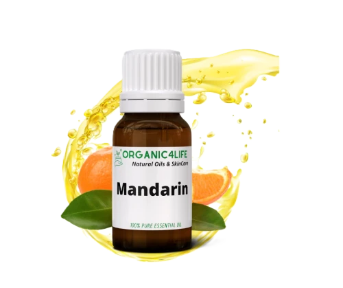 Olejek eteryczny MANDARYNKOWY, z Mandarynki organiczny koi, uspokaja, dla dzieci - Organic4life - 5 ml