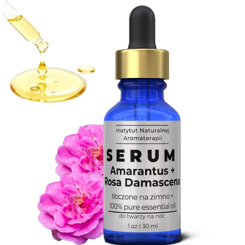 SERUM Amarantus + Rosa Damascena do twarzy i pod oczy - 30 ml 
