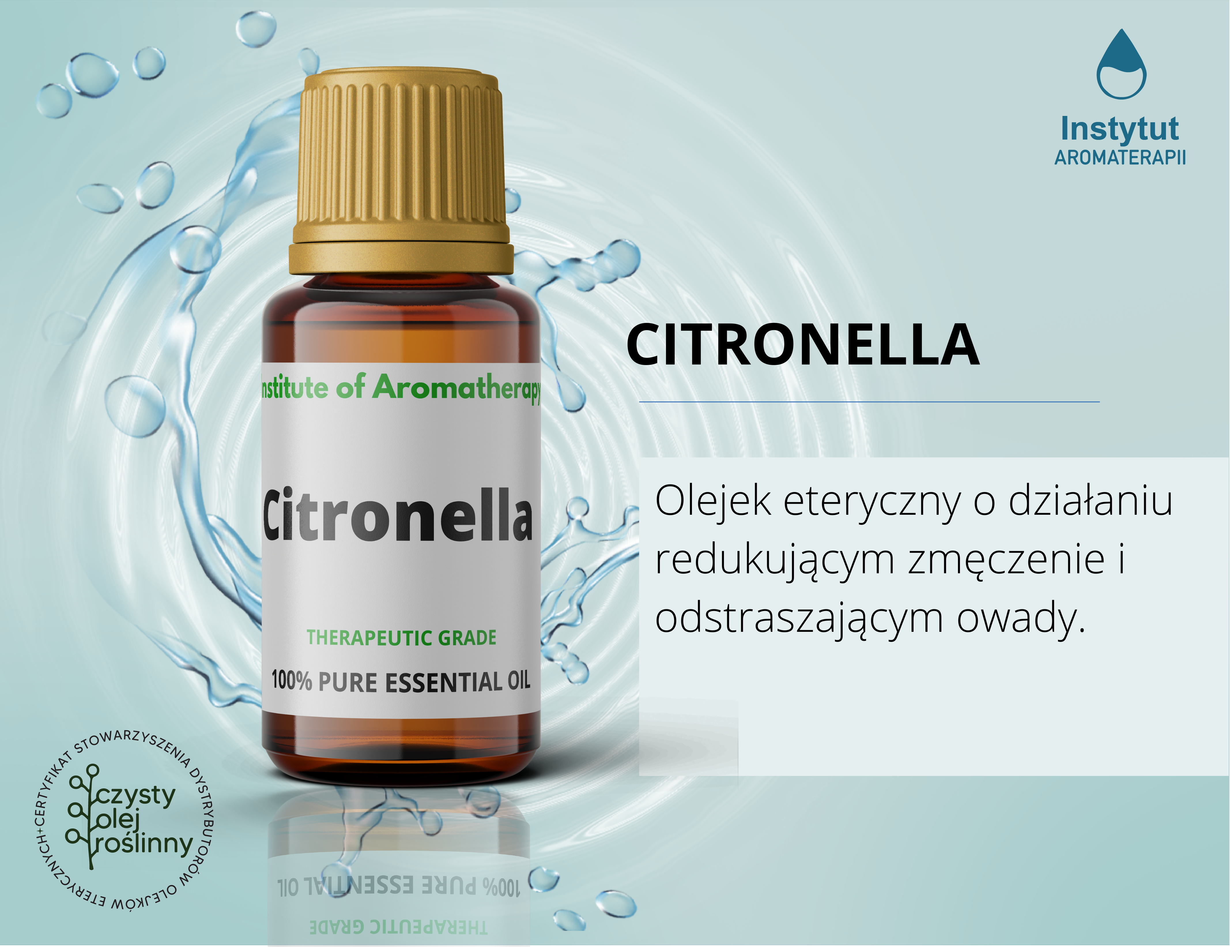 Olejek eteryczny Citronella Instytut Aroma